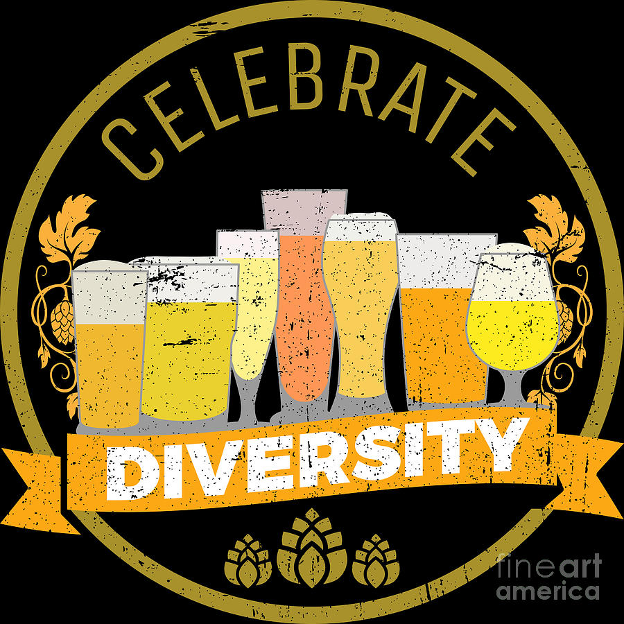 Beer Digital Art - Celebrate Diversity Beer Flavors Taste #3 by Mister Tee