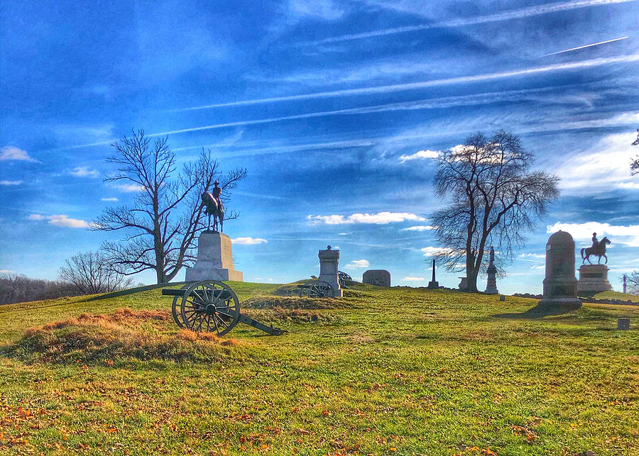 Cemetery Hill #3 Photograph by William E Rogers - Fine Art America