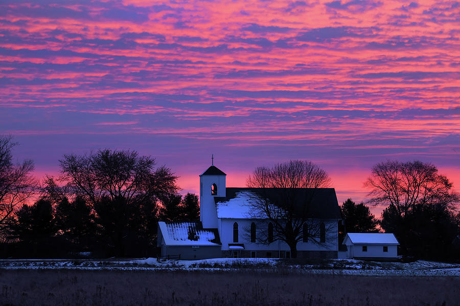 Chapel Sunrise #3 Photograph by Brook Burling