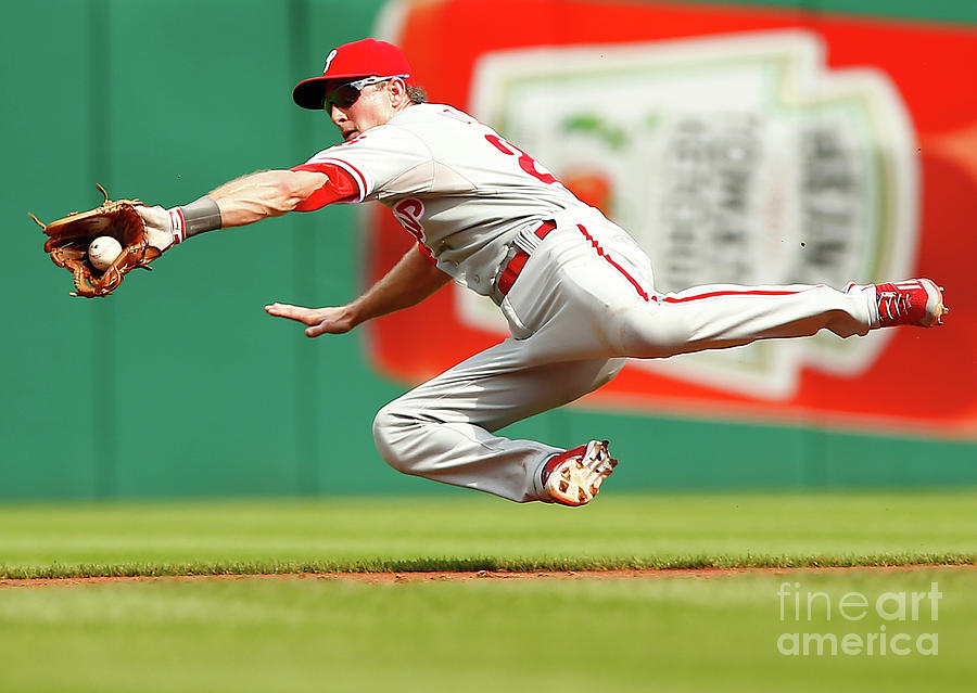 Chase Utley Photograph by Jared Wickerham