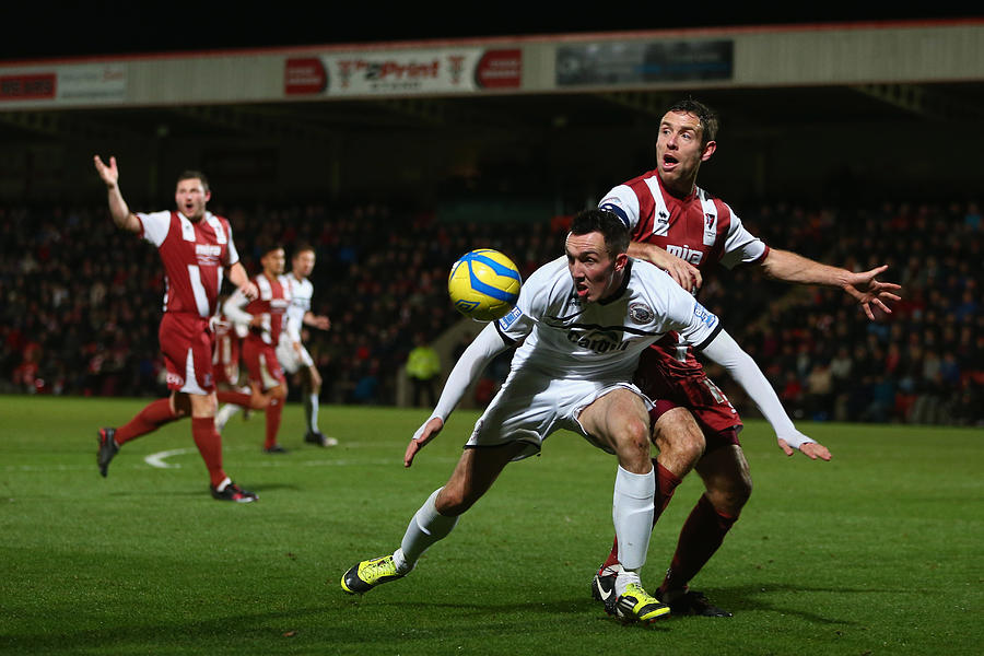 Cheltenham Town v Hereford United - FA Cup Second Round #3 Photograph by Michael Steele