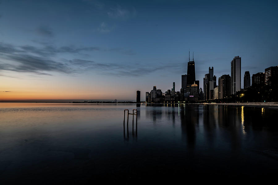 Chicago skyline at dawn  #3 Photograph by Sven Brogren