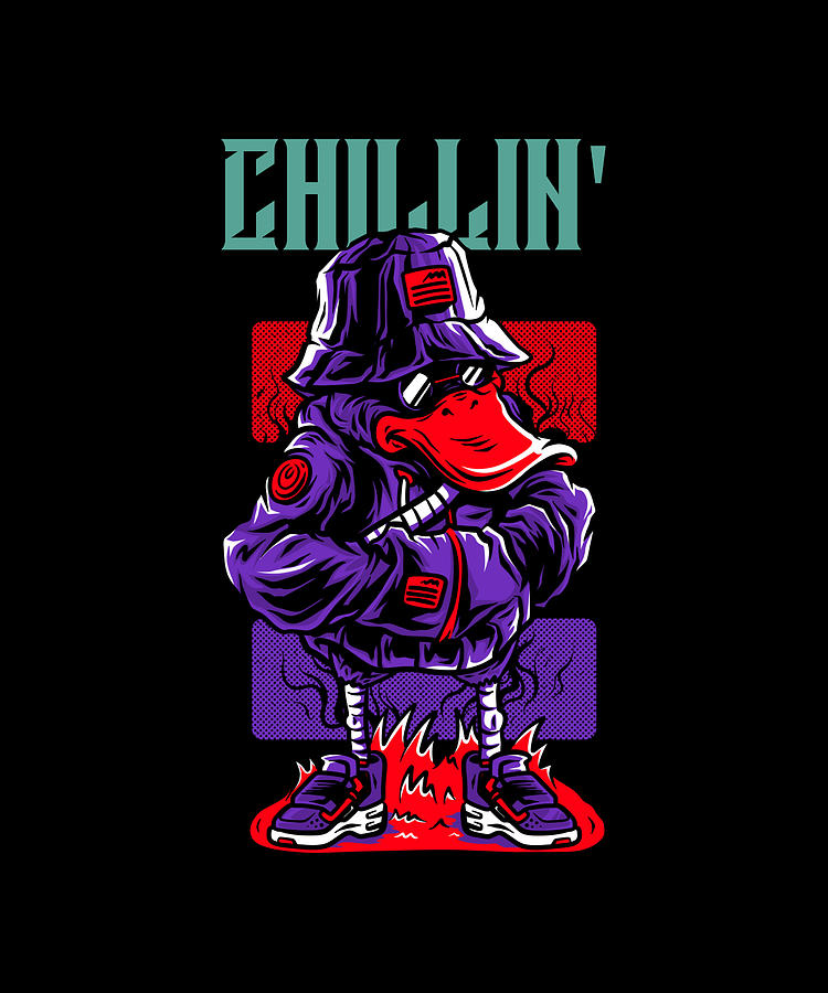 Chillin Dark Design Digital Art by Martin Perzul - Fine Art America