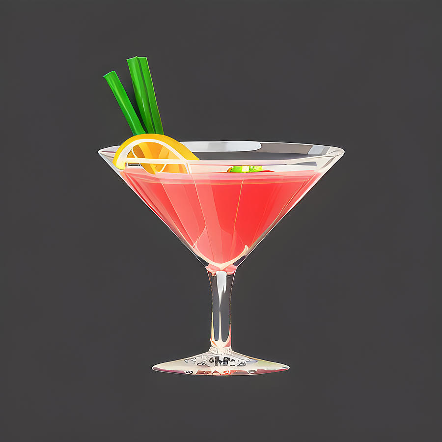 Classic cocktail Digital Art by Karen Foley