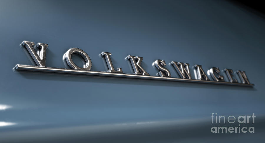 Classic Volkswagen Emblem Digital Art