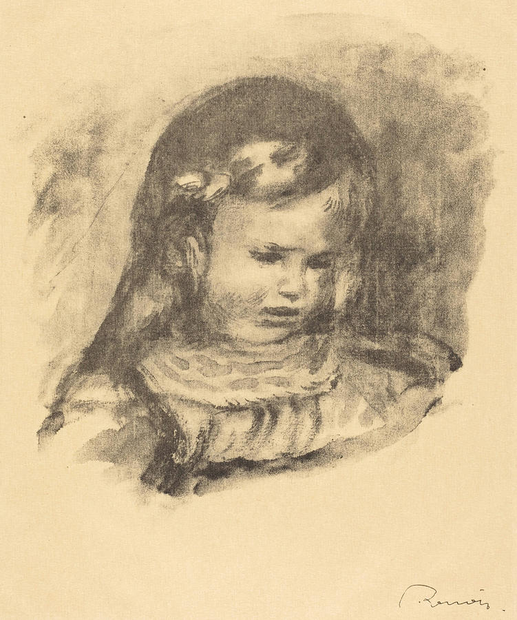 Claude Renoir Drawing by Auguste Renoir - Pixels