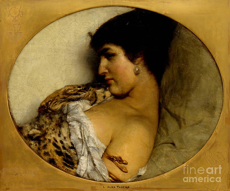 Cleopatra #3 Painting by Lawrence Alma-Tadema