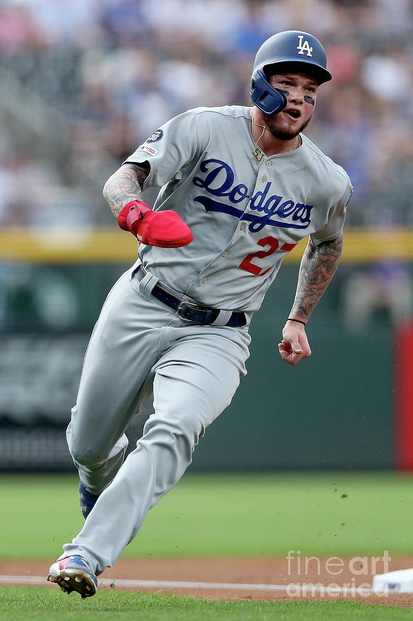 Cody Bellinger And Alex Verdugo Photograph by Matthew Stockman Cody Bellinger And Alex Verdugo Photograph by Matthew Stockman