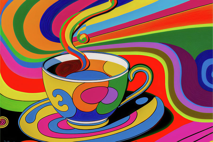 Coffee - The Elixir of Life 6 Digital Art by Debbi Friend - Artzy ...