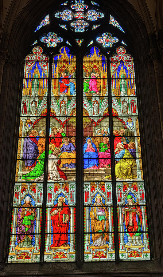 Cologne Cathedral Stained Glass Photograph by Jenware Photography ...