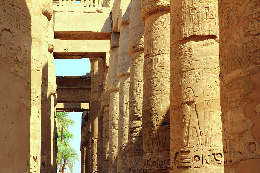 Columns In Karnak Temple #3 Photograph by Mikhail Kokhanchikov