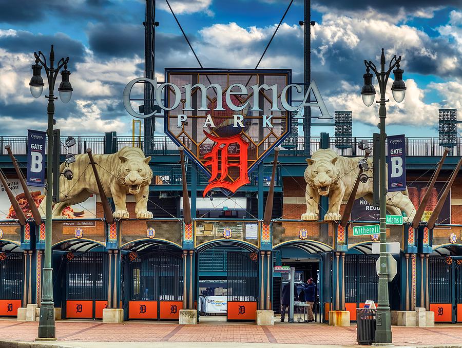 Comerica Park - Home of the Detroit Tigers #4 Photograph by Mountain Dreams