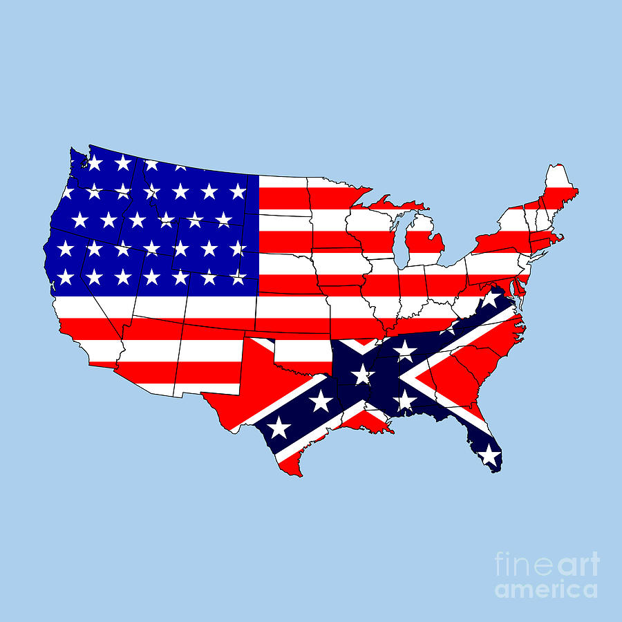 Confederate States Digital Art By Bigalbaloo Stock Fine Art America 1413