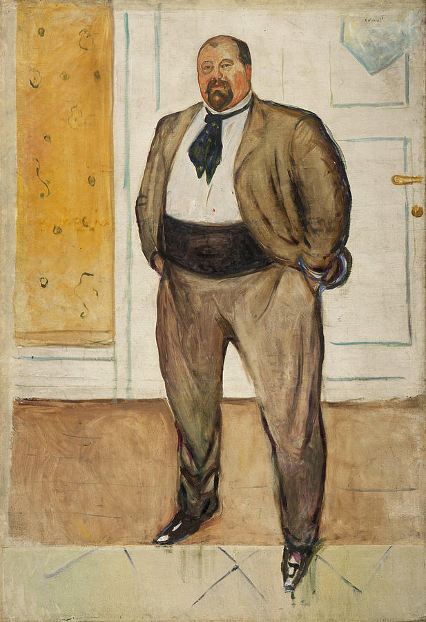 Edvard Munch Painting - Consul Christen Sandberg  #3 by Edvard Munch