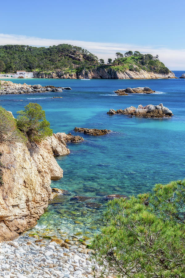 Costa brava landscape picture from a Spain Photograph by Arpad Radoczy