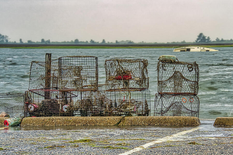 Crab Pots #4 Photograph by Jerry Gammon