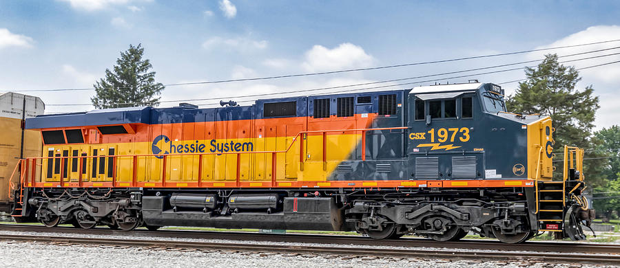 CSX 1973 Chessie System Heritage Unit Photograph By Saga Imagery Kevin ...