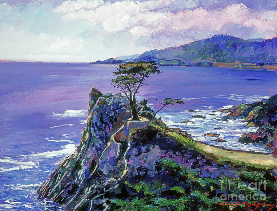 Cypress Point Monterey #3 Painting by David Lloyd Glover