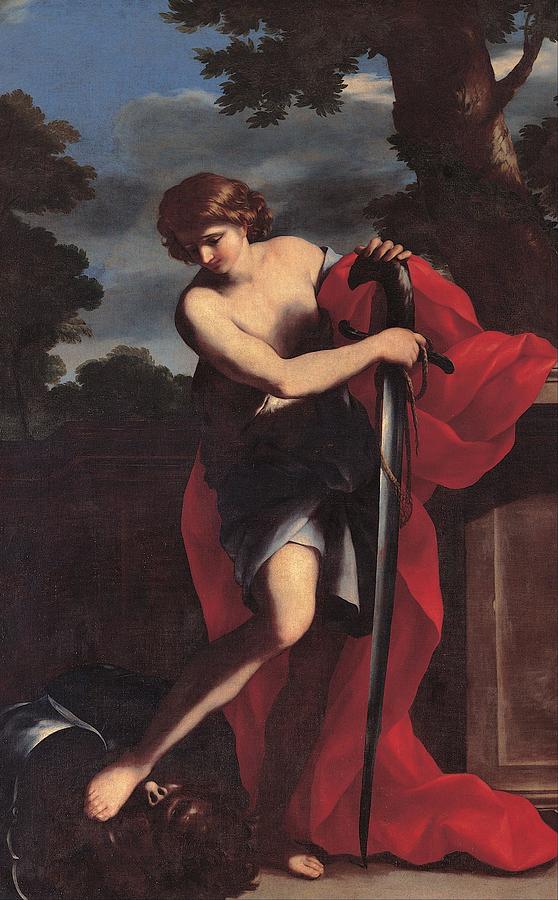 David Painting by Giovanni Francesco Romanelli