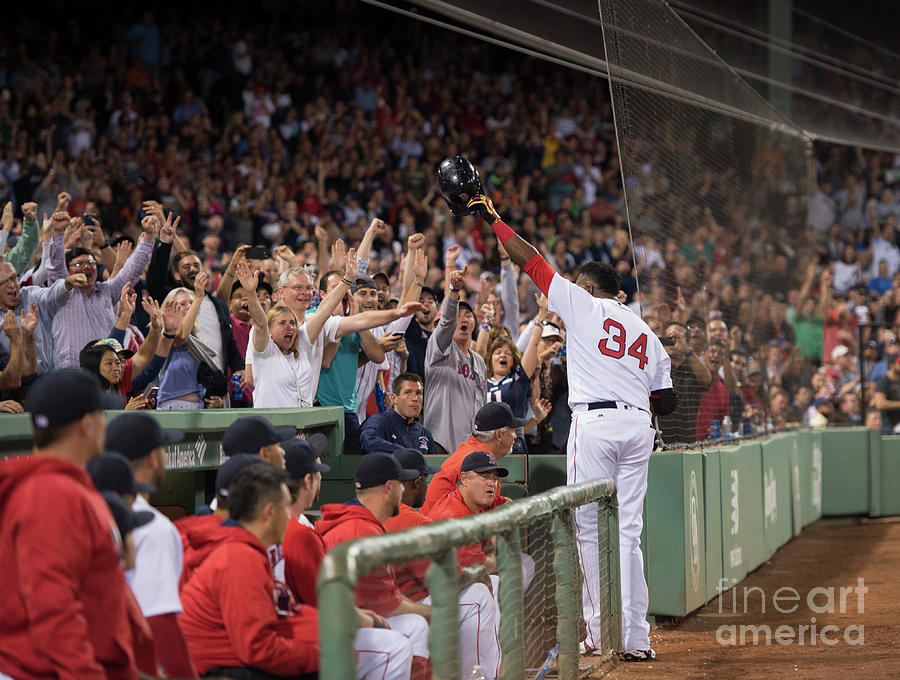 David Ortiz #3 Photograph by Michael Ivins/boston Red Sox