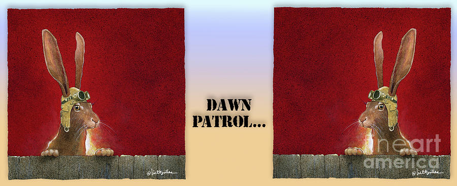 Dawn Patrol... #3 Painting by Will Bullas