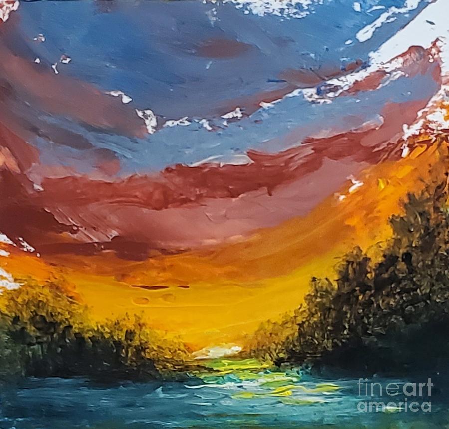 Daybreak #4 Painting by Fred Wilson
