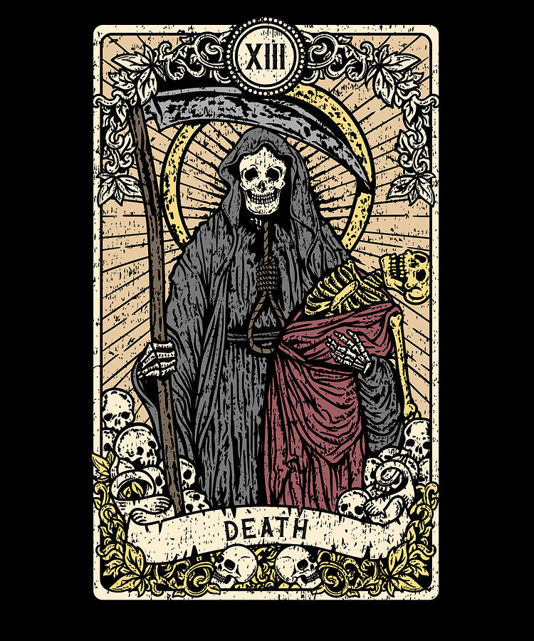 Death I Satanic Tarot Card I Fortune Teller Digital Art by Bi Nutz ...