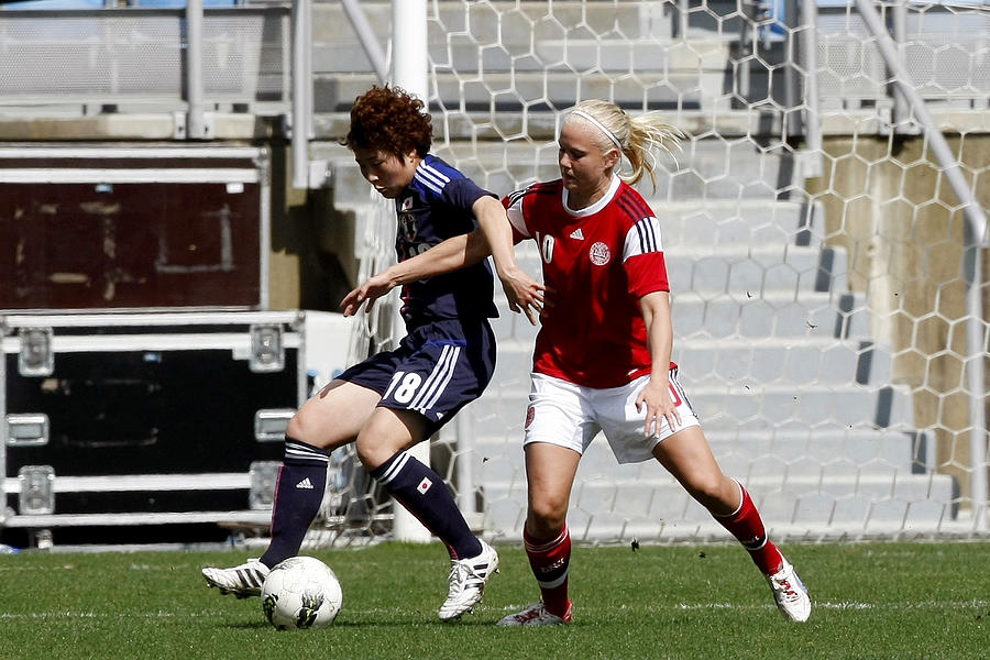 Denmark v Japan - Algarve Cup 2013 #3 Photograph by Getty Images