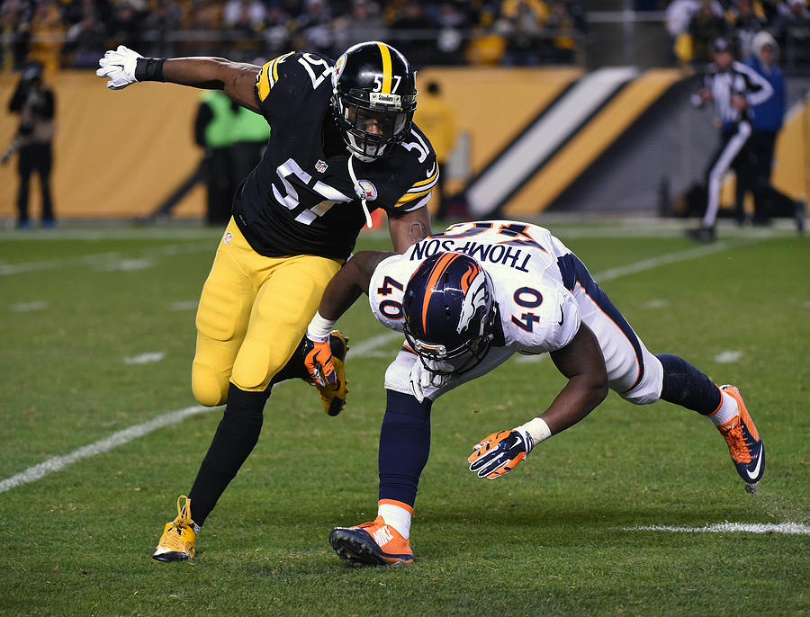 Denver Broncos v Pittsburgh Steelers Photograph by George Gojkovich