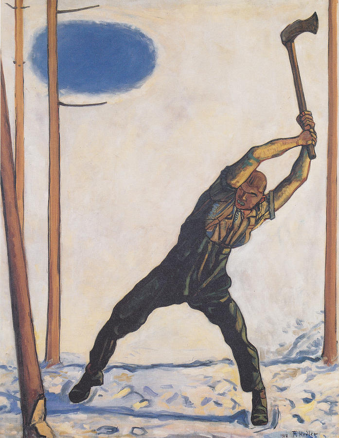 Der Holzfaller Painting by Ferdinand Hodler - Pixels