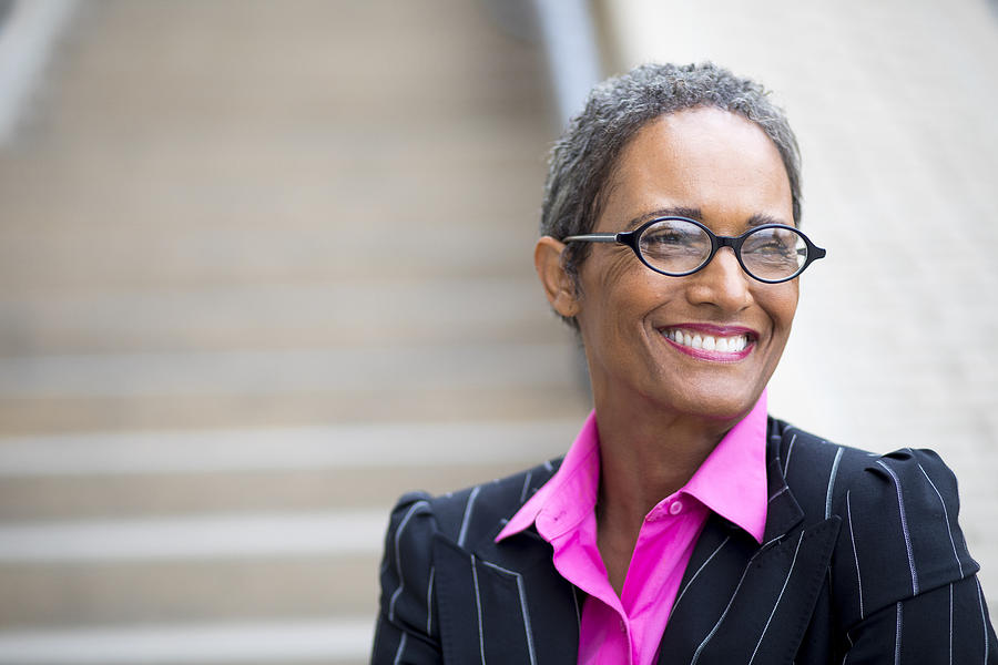 Distinguished Senior African American Businesswoman #3 Photograph by Adamkaz