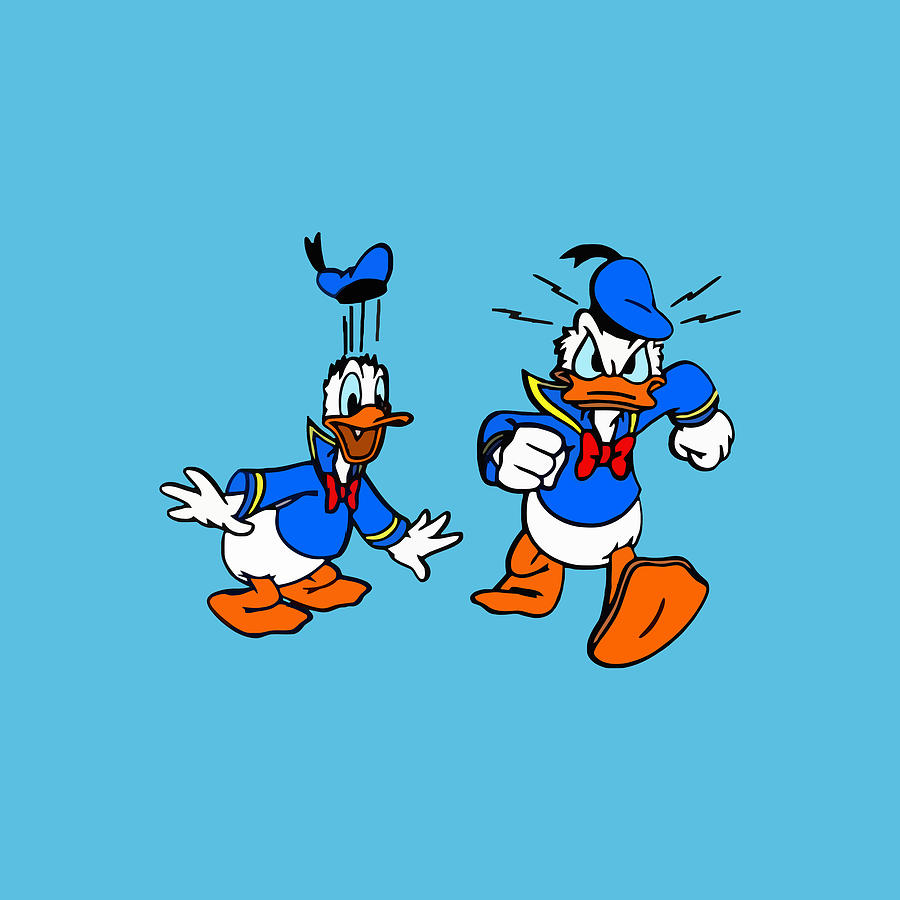 Donald Ducks Drawing by Su Topo