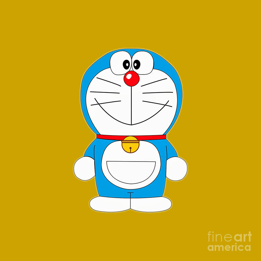 Doraemon Drawing by Samiah Anggraini - Pixels