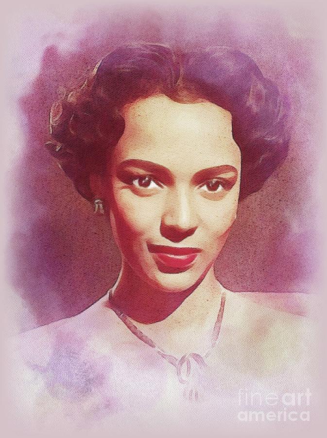 Dorothy Dandridge, Movie Legend Painting