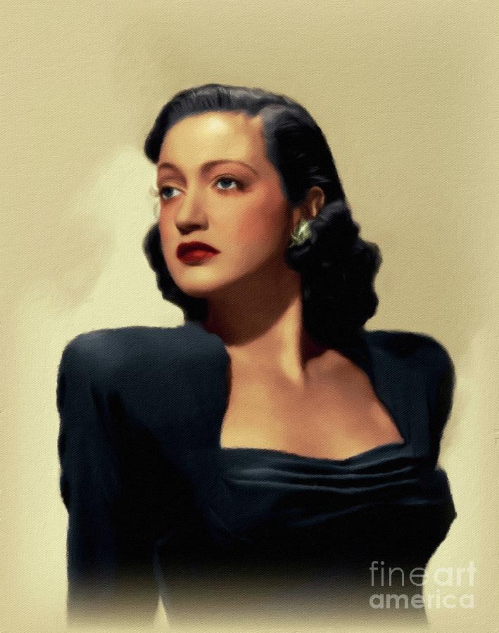 Dorothy Lamour, Hollywood Icon Painting