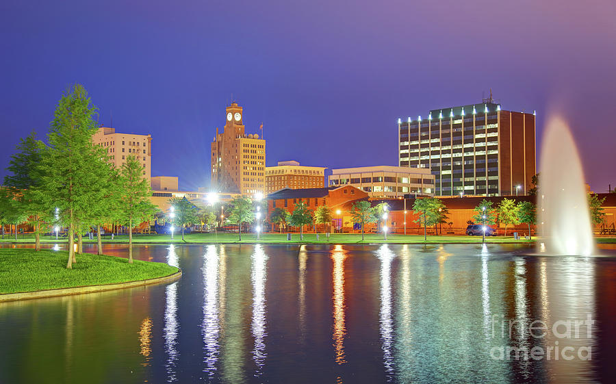 Downtown Beaumont Texas 3 by Denis Tangney Jr