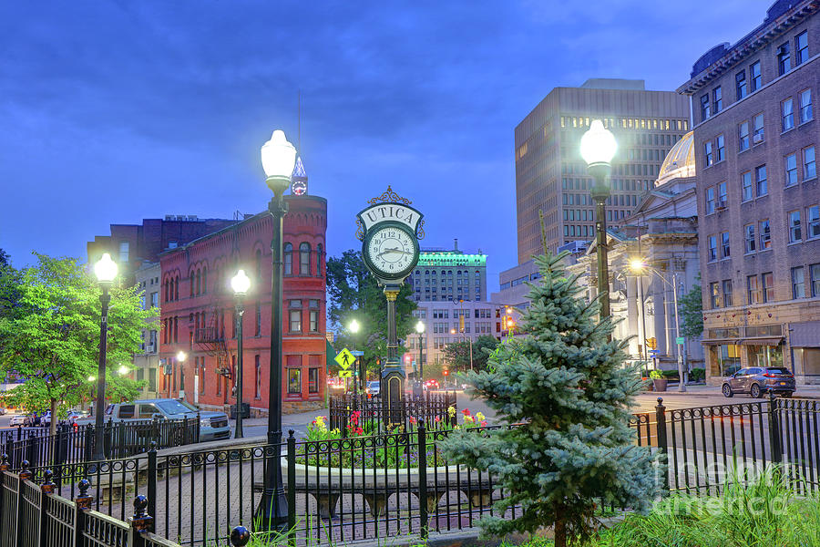 Downtown Utica, New York Photograph By Denis Tangney Jr - Pixels