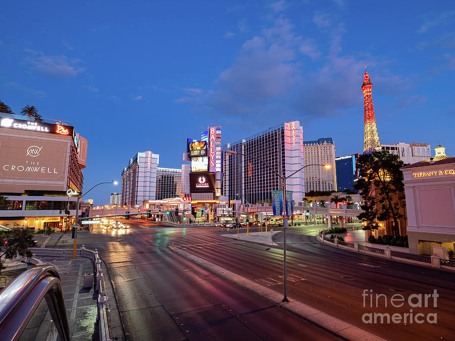 Las Vegas Photograph - Dusk special lockdown cityscape of the famous Strip #3 by Chon Kit Leong