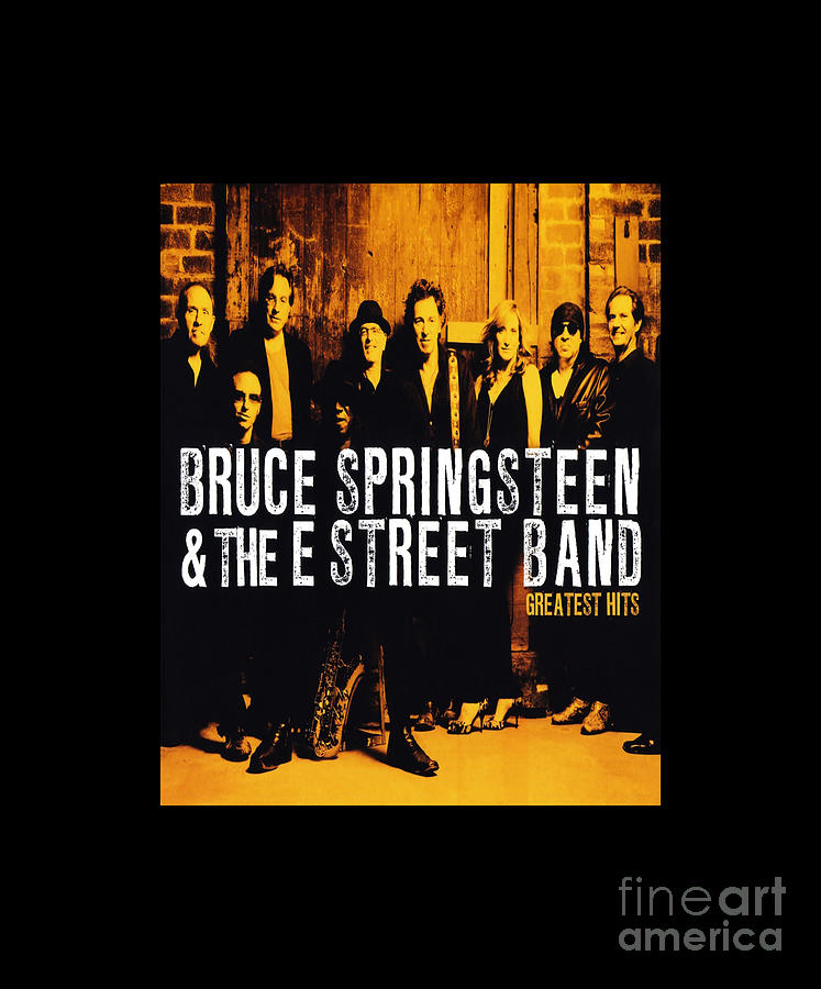 E Street Band American rock band Mixed Media by Simpson Anand - Fine ...