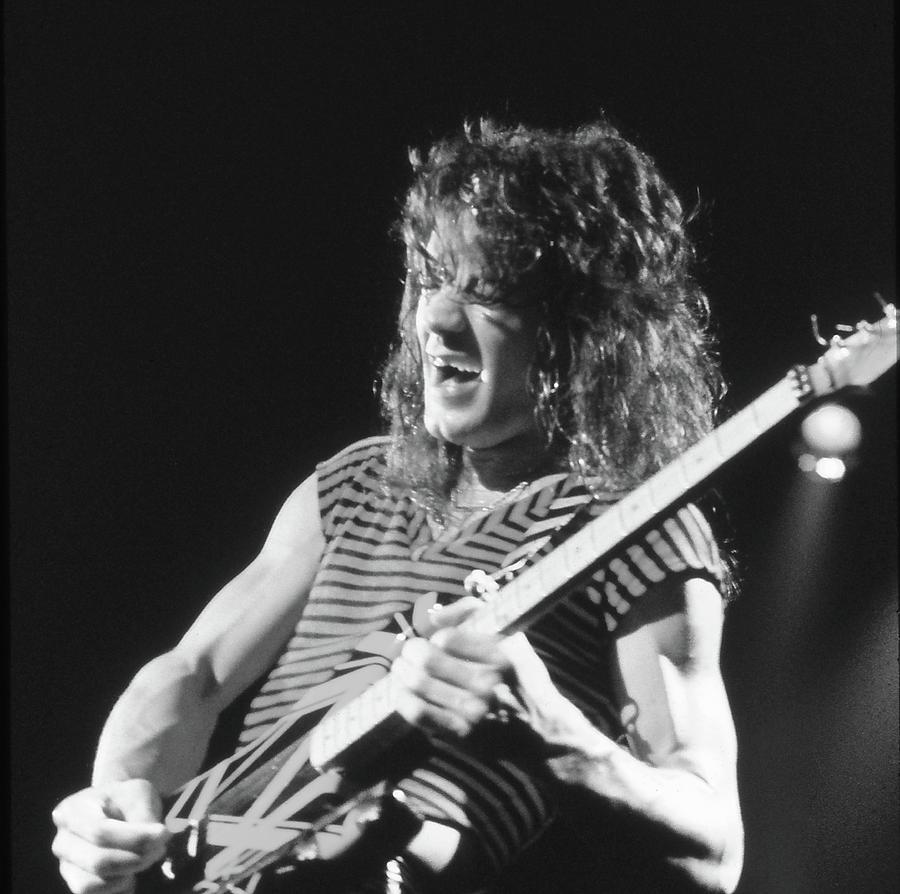 Van Halen Photograph - Eddie Van Halen #3 by Sue Arber