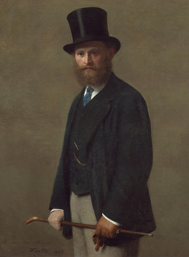 Edouard Manet #3 Painting by Henri Fantin-Latour