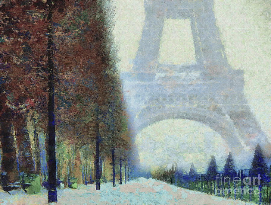 Eiffel Tower #3 Digital Art by Jerzy Czyz