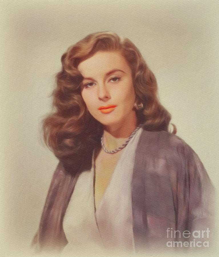 Elaine Stewart, Movie Legend Painting by Esoterica Art Agency - Fine ...