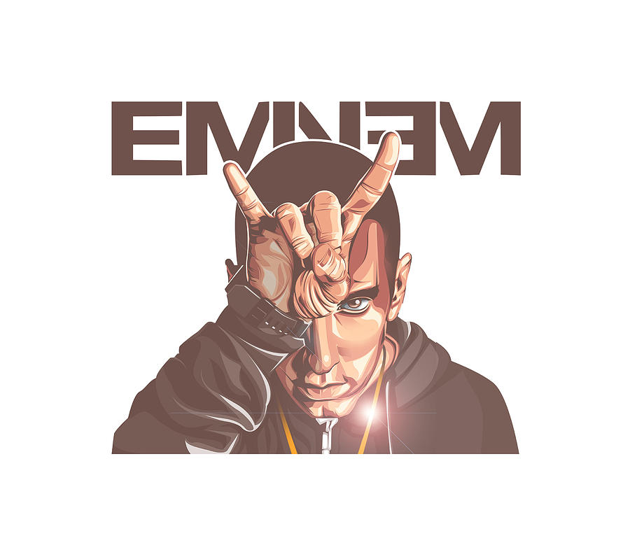 Eminem Music To Be Murdered Digital Art By Jaki Ole