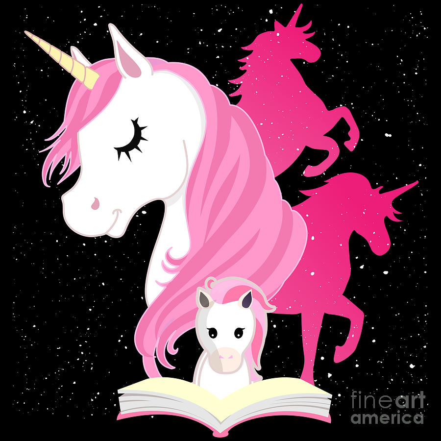 Unicorn Digital Art - Escape In A Book #3 by Mister Tee
