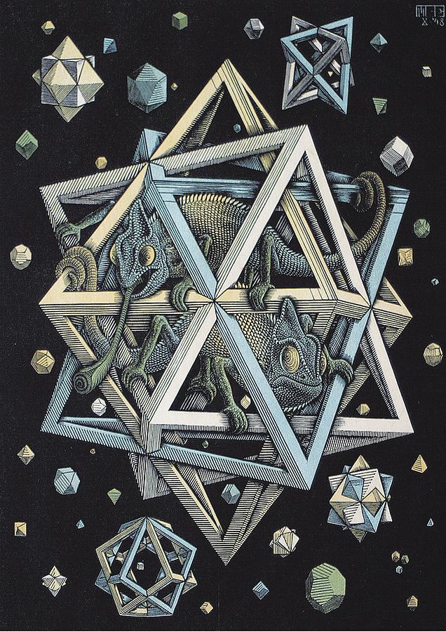 Escher Drawing by Vintage - Fine Art America