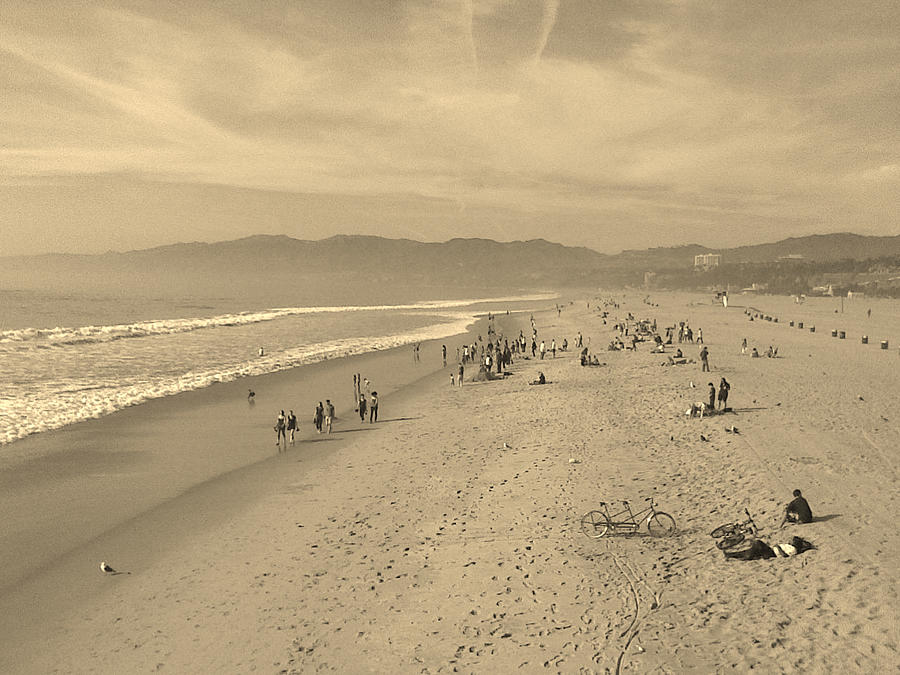 Faces of the Santa Monica Beach #3 Photograph by Kenny Glover