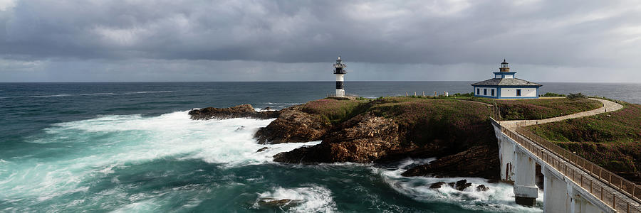 Faro de Ribadeo lighthouse Illa Pancha Galicia Spain #3 Photograph by Sonny Ryse