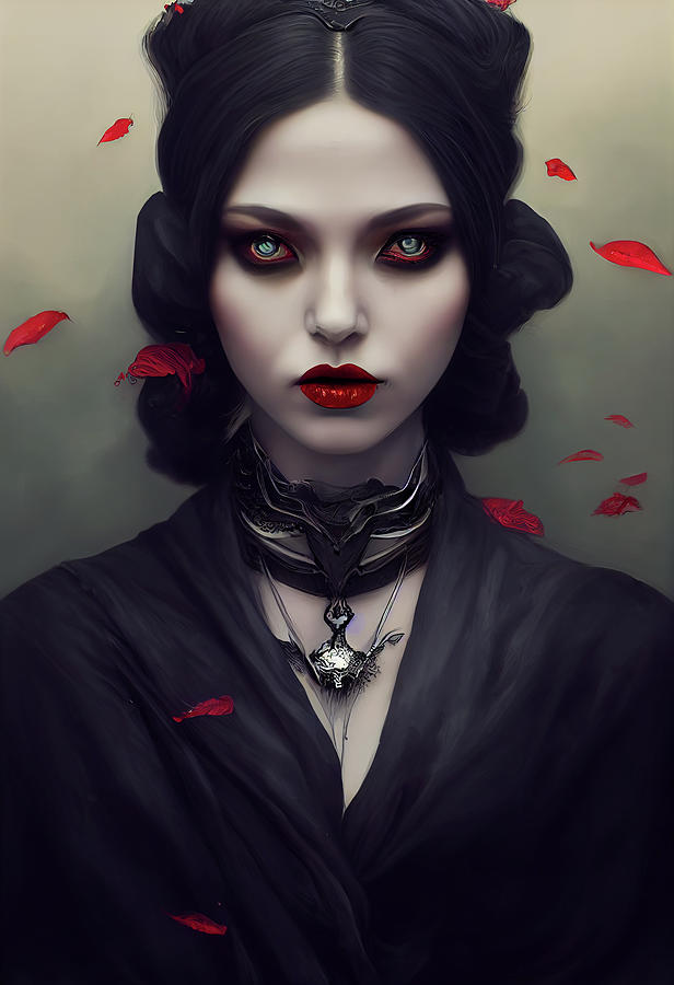 Female Vampire, High Fantasy Digital Art by AJ Etheridge - Fine Art America