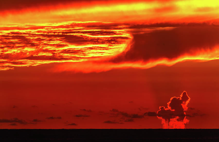 Fiery Sunset Mazatlan Mexico #3 Photograph by Tommy Farnsworth